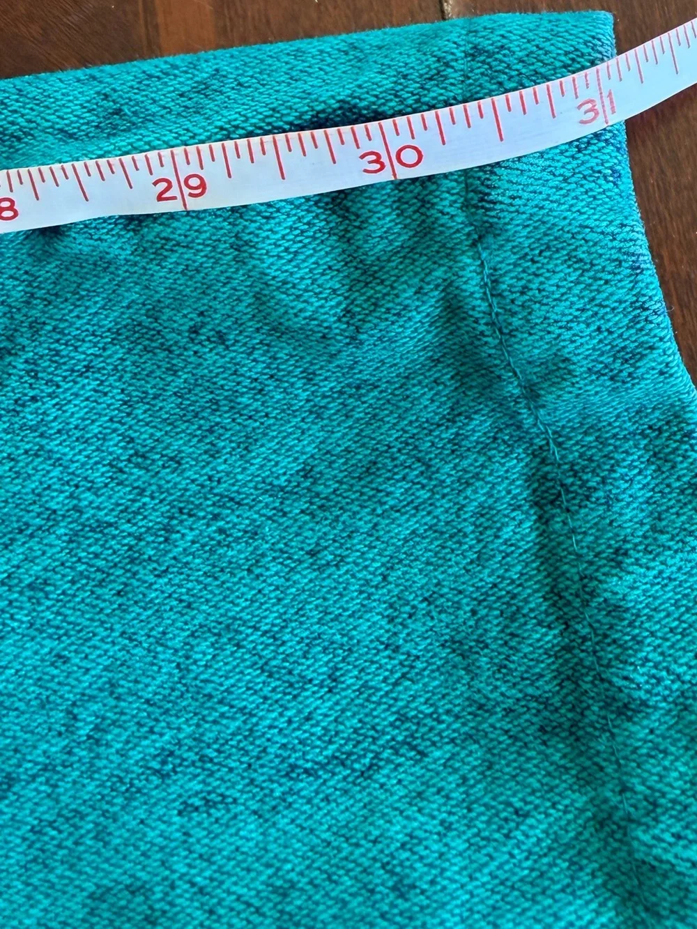 VTG 90s Wrangler Wedgie High Rise Cowgirl Jeans 14MWZ Teal Green Acid Wash 5x32 - Picture 8 of 8